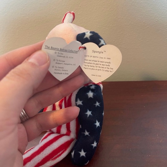 TY Beanie Baby - Spangled (Pink Head) 1999 (TB) * - Picture 3 of 5